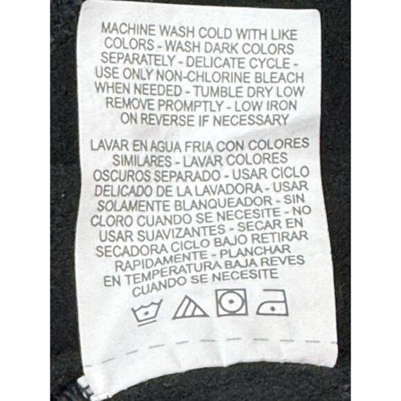 Hind Pullover Fleece Lined Jacket Women's Medium Quarter Zip Black - Picture 13 of 13